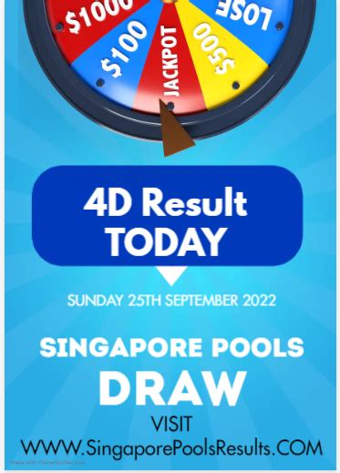 singapore pools 4d results